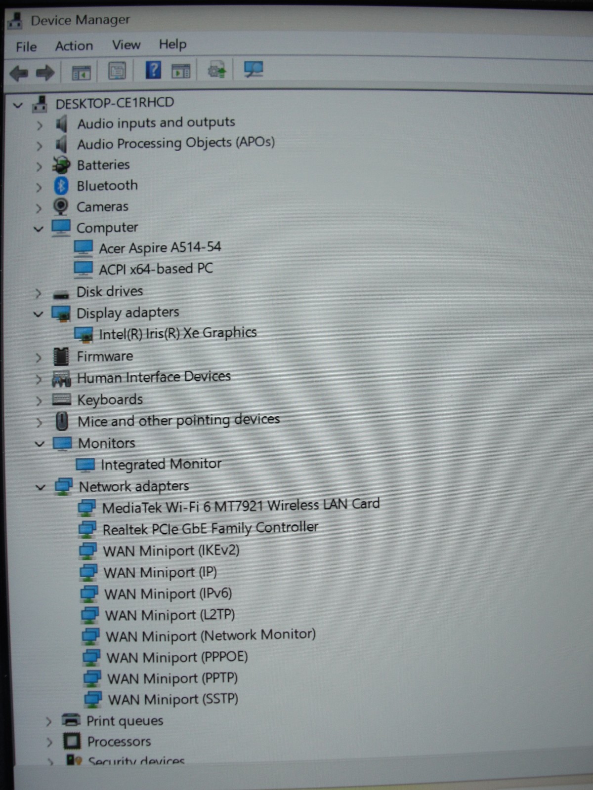 Acer Aspire 5 A514-54 14″FHD Intel i5-1135G7 2.4GHz 8GB RAM 256GB SSD