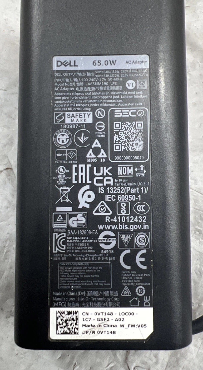 New OEM Battery Dell Latitude 5520 i5-1135G7 2.40 GHz 16GB 256GB NVMe FHD W11P