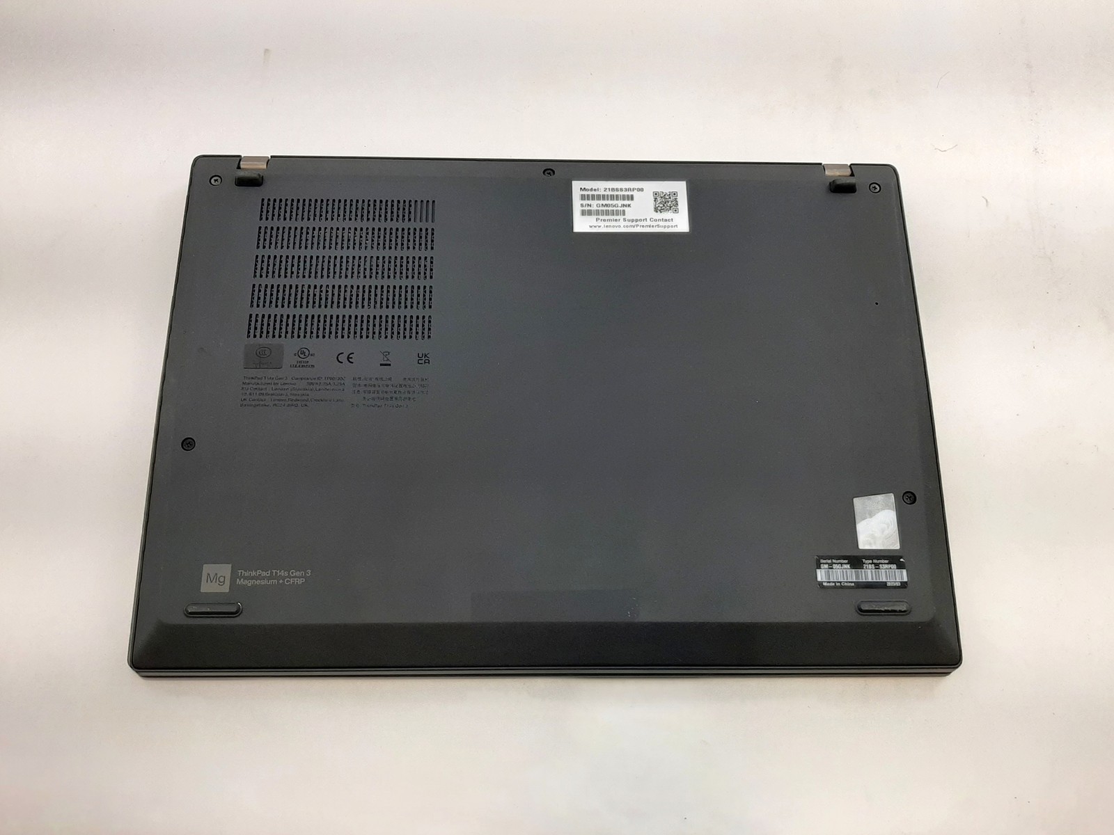 Lenovo ThinkPad T14s Gen 3 i5-1250P 1.70GHz 16GB RAM 256GB NVMe No AC 01 C4*140