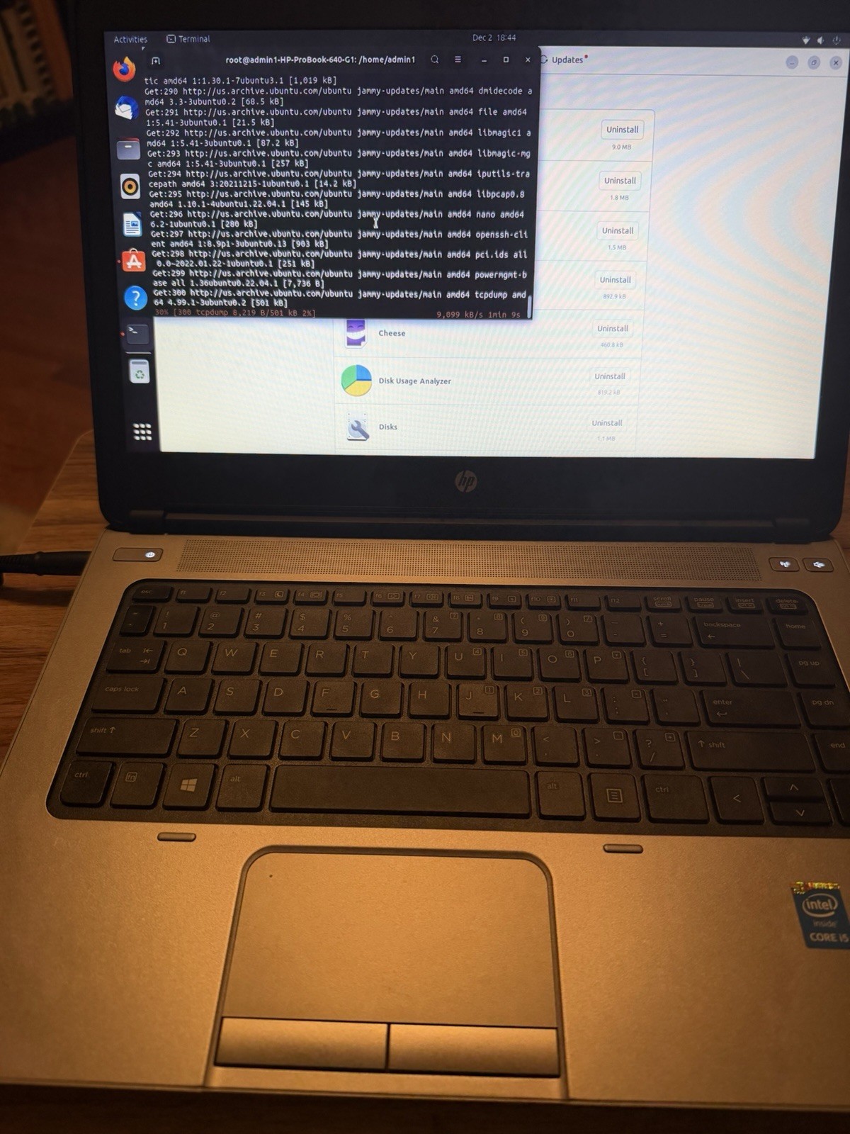 Excellent HP ELITEBOOK 640 G1 Laptop Intel I5-4300M 2.6Ghz 8GB Ubuntu 22.04