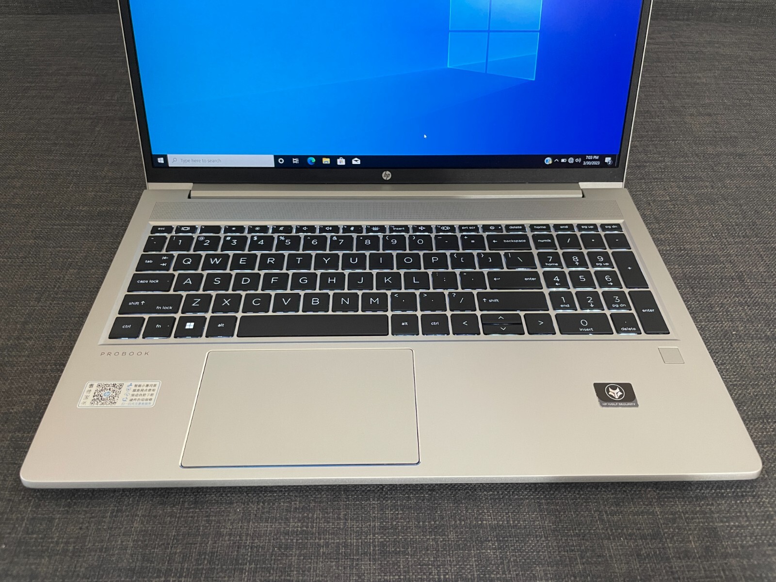Used HP ProBook 455 G9 AMD Ryzen 5 5625U 16/512GB 15.6″ Win10 Laptop Notebook PC