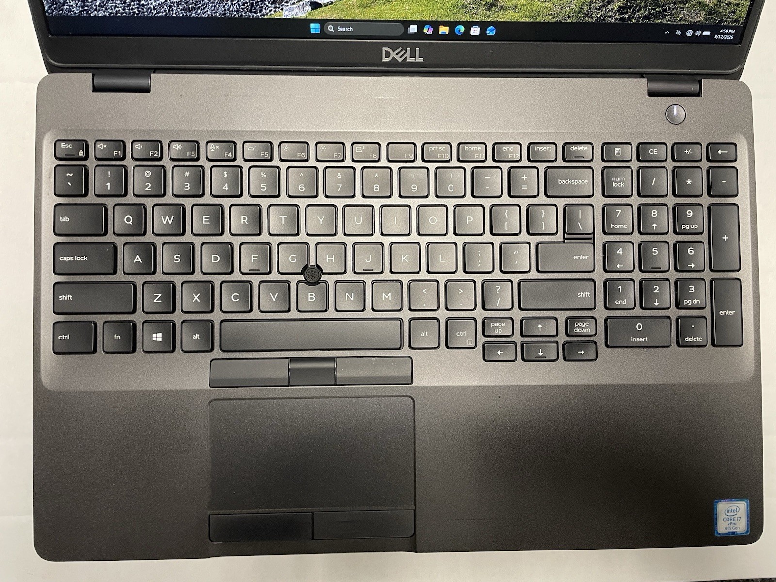 Dell Precision 3541 Mobile Workstation Intel(R) Core(TM)i7-9850H CPU @2.6 GHz 47