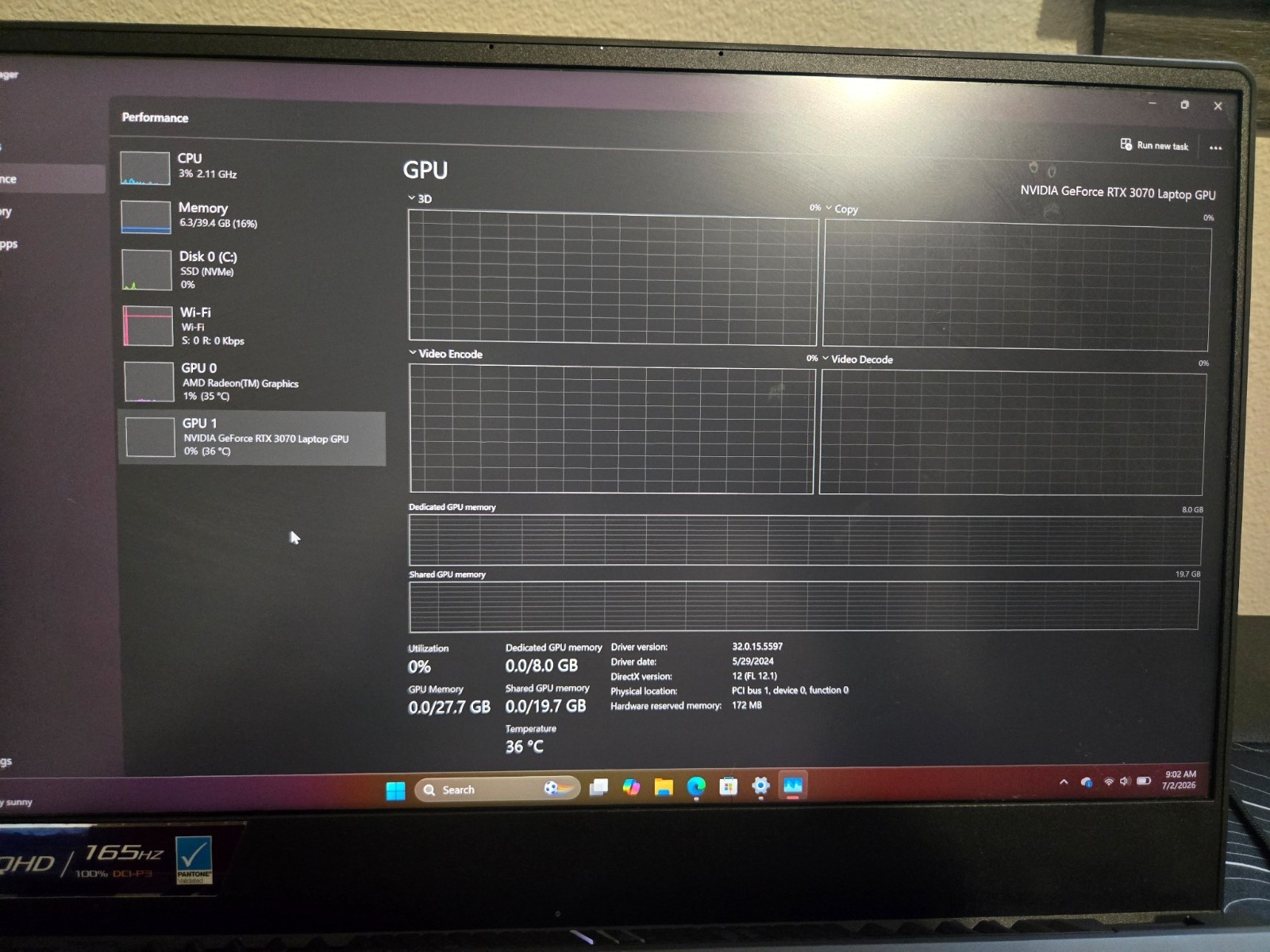 ASUS ROG Zephyrus G15 15.6 1TB SSD Ryzen 9 5900HS 40GB RAM, RTX 3070(READ DESC)