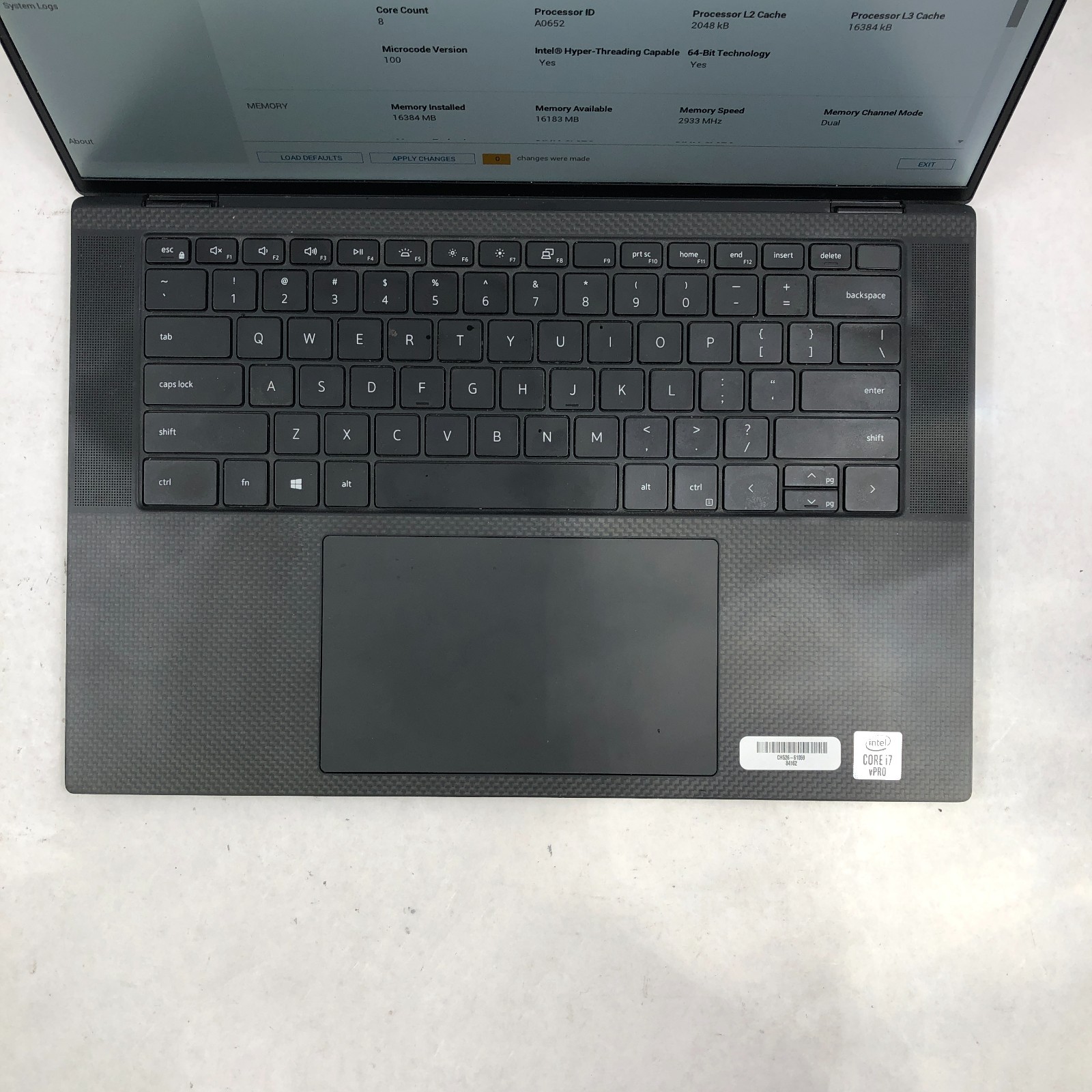 Dell Precision 5550 Intel Core i7-10875H 16GB RAM 512GB NVMe T2000 NO OS *Read*
