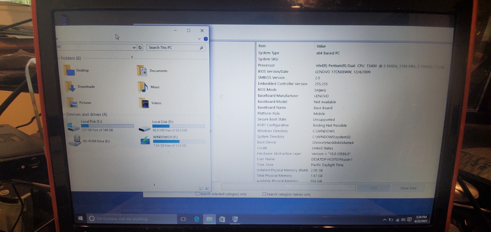 Lenovo IdeaPad S145 14″ (128GB, Intel Pentium Gold 5405U, 2.30 GHz, 4 GB) Laptop
