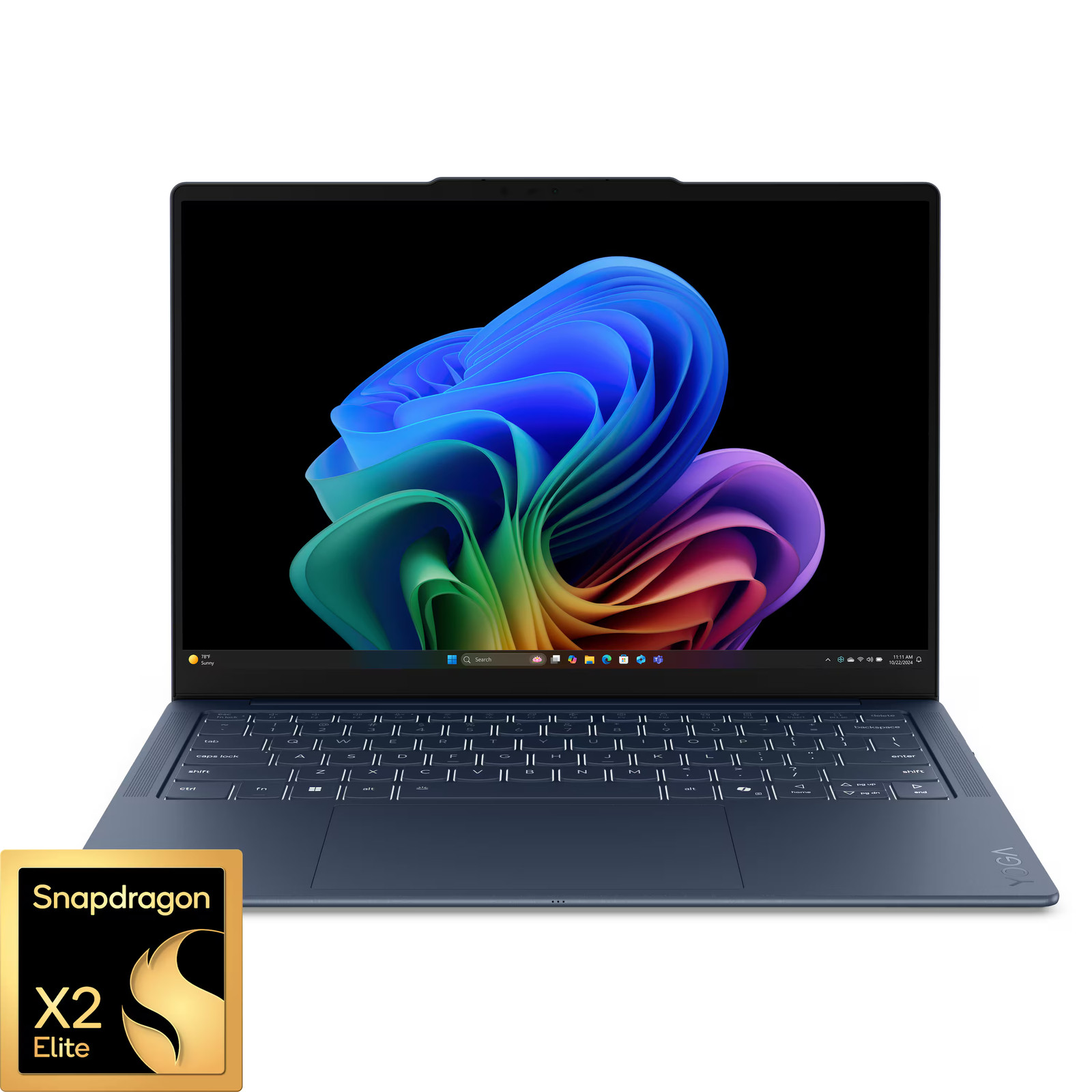 Lenovo – Yoga Slim 7x 14″ 2K OLED Touchscreen Laptop – Snapdragon X2 Elite X2…