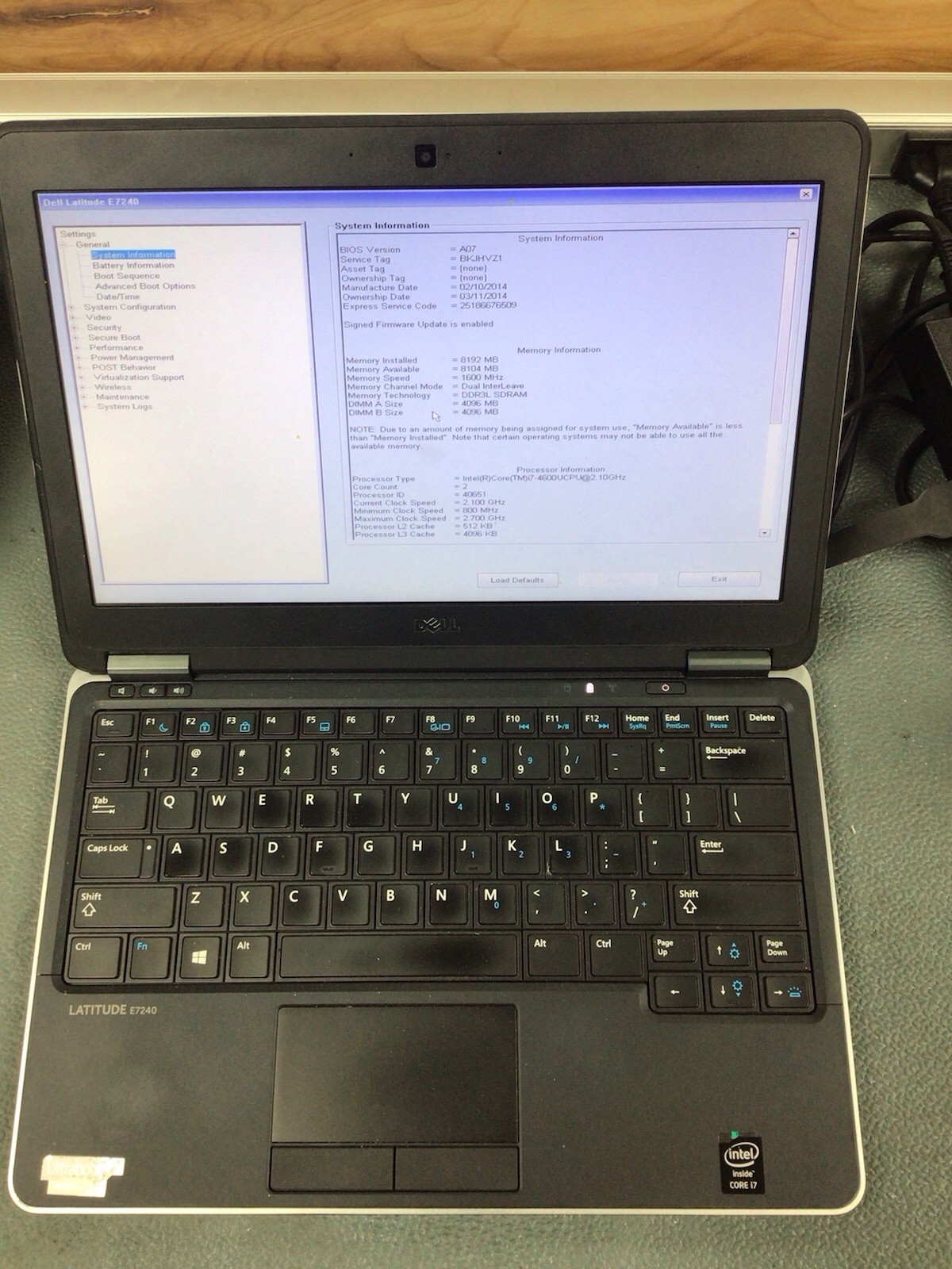 Lot 4x Dell Latitude E7240/E7250 | i7-4th/5th | 8gb Ram | No Drives/OS