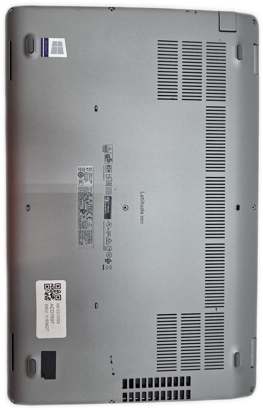 Dell Latitude 5511 i7-10th Gen 16GB 256GB SSD Windows 11 Pro