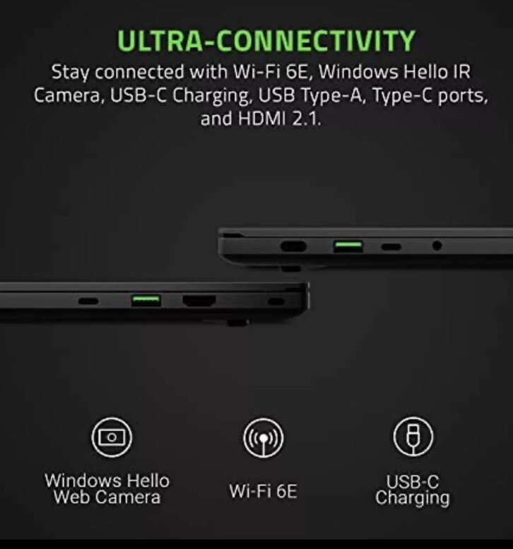 Razer Blade 14″ (1TB SSD, AMD Ryzen 9 5900 Series, 16GB RAM, GeForce RTX 3080