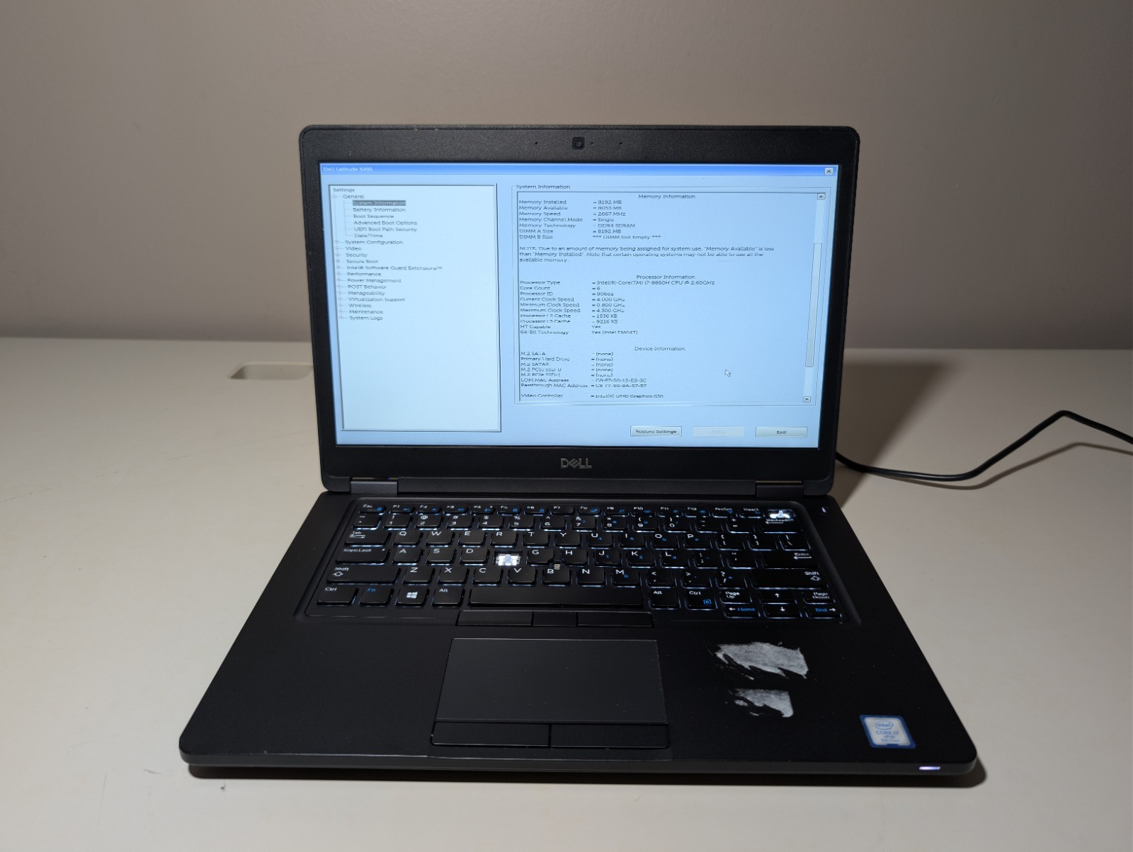 Lot of 5 x Dell Latitude 5491 5490 5480 | i7/i5 6th-8th 8GB RAM No SSD | FHD
