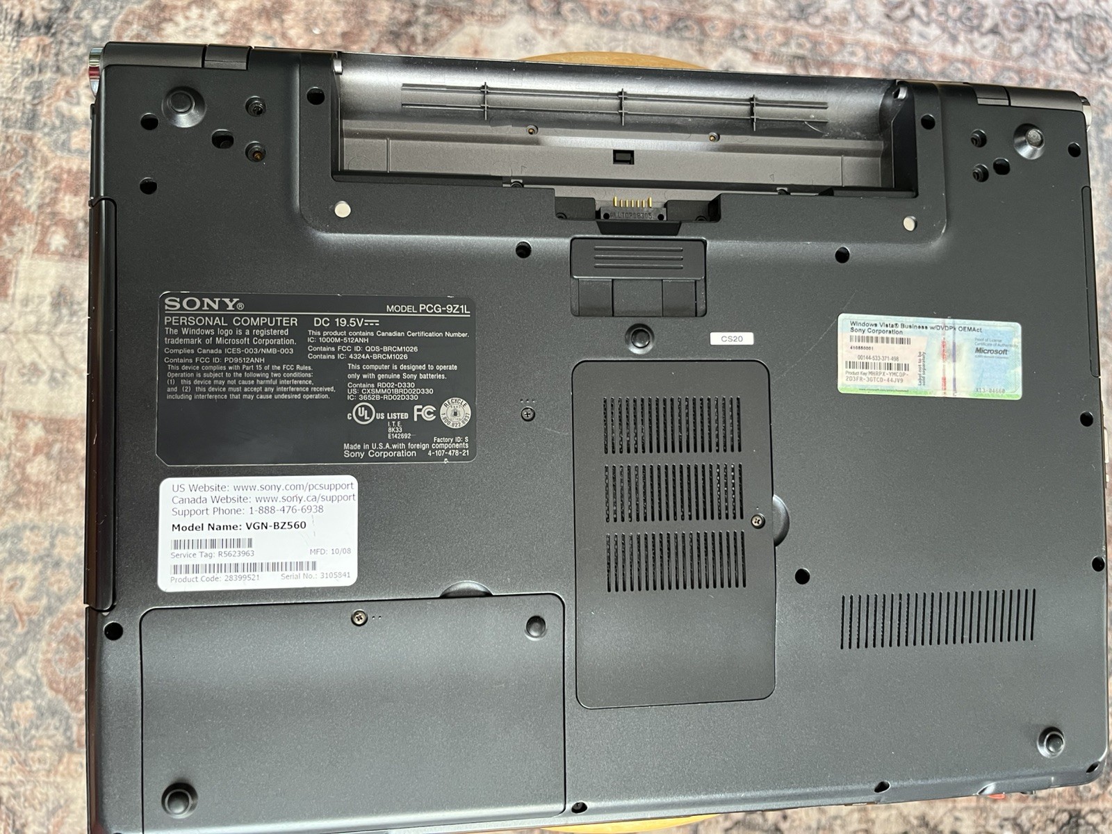 Sony vgn-BZ560P 2.53G 4Gb ram 640 Gb HDD