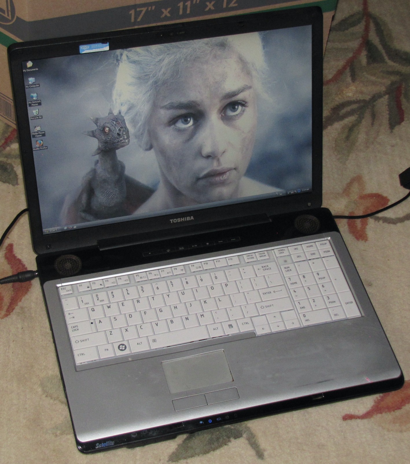 Toshiba Satelite P205-S6307 Intel 1.86GHZ 2GB 160GB Windows XP MS Office Laptop
