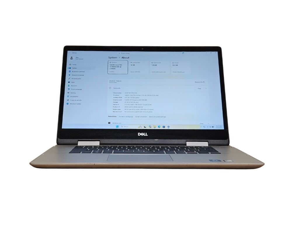 Dell Inspiron 5582 Touchscreen Laptop i3-8145U 2.10GHz 8GB RAM 1TB HD Windows 11