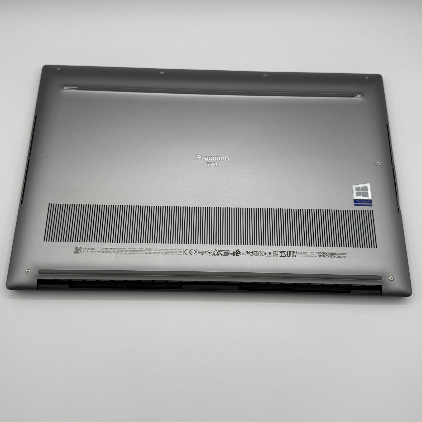 Dell Precision 5550 i7-10850H 16GB 256GB SSD Touch Win11 NVIDIA Quadro T1000