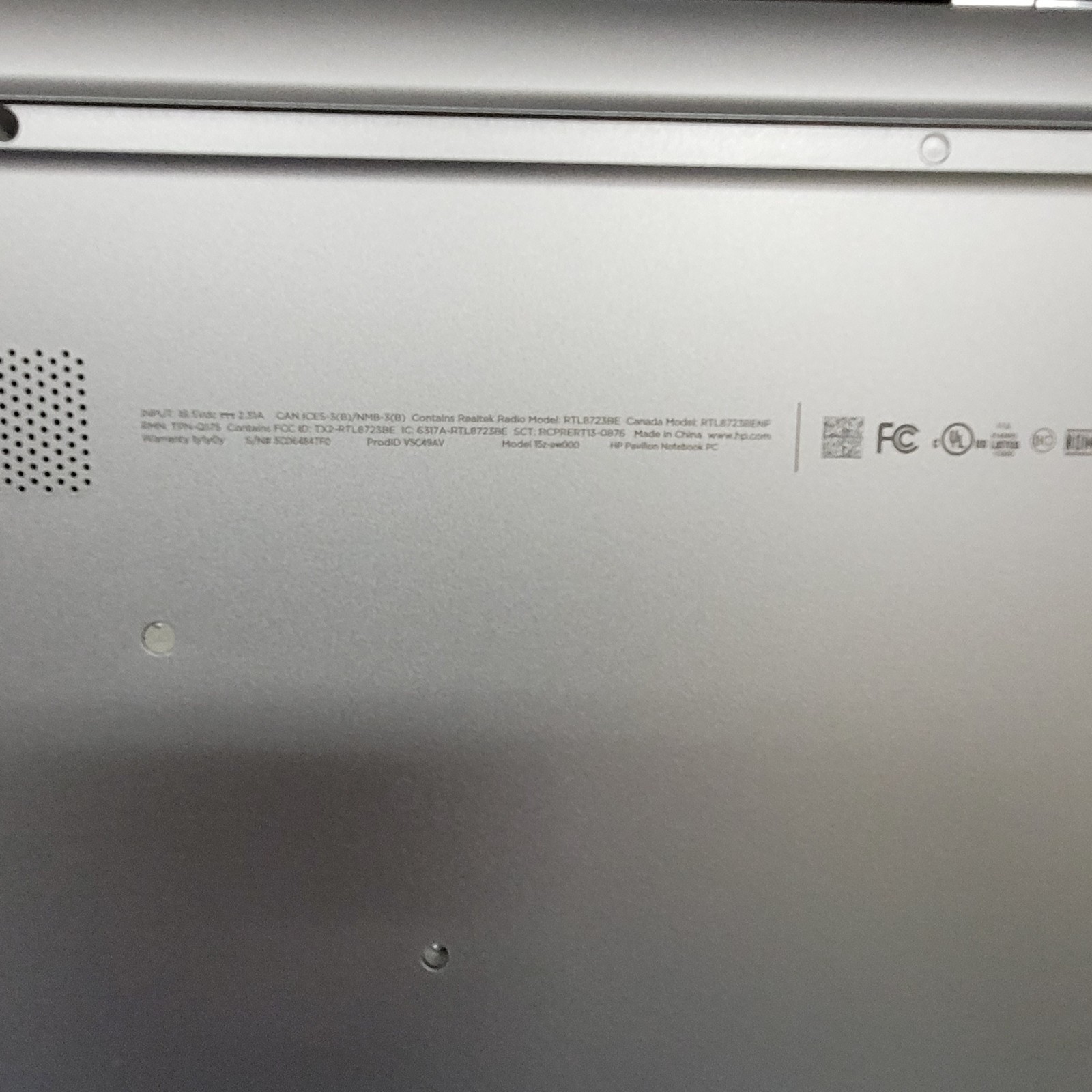HP Pavilion 15z-aw000 AMD a9-9410 @2.90 GHz 8GB RAM 120 GB SSD Windows 11