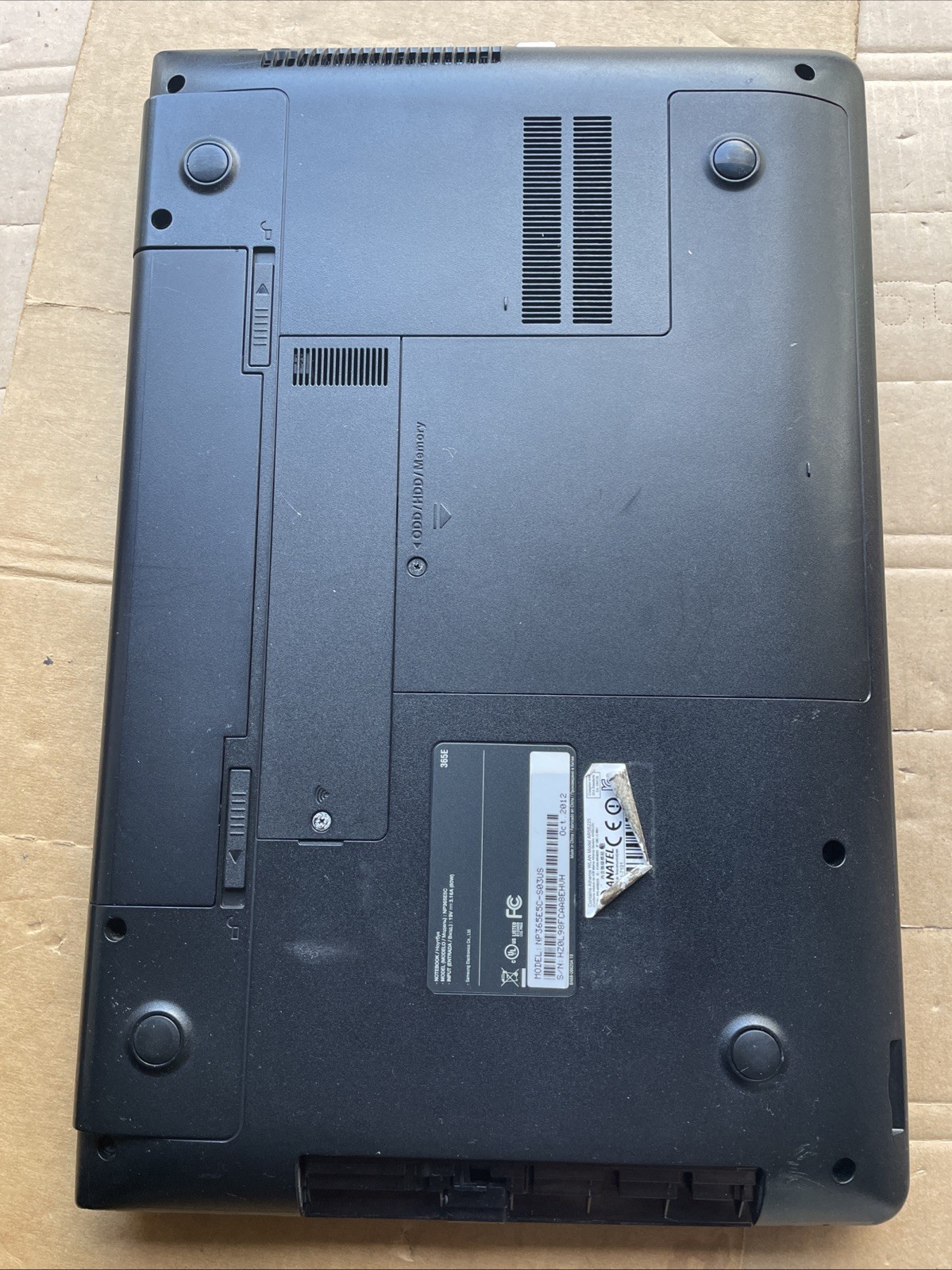 Samsung 365E Laptop NP365E5C-S03US *FOR PARTS*