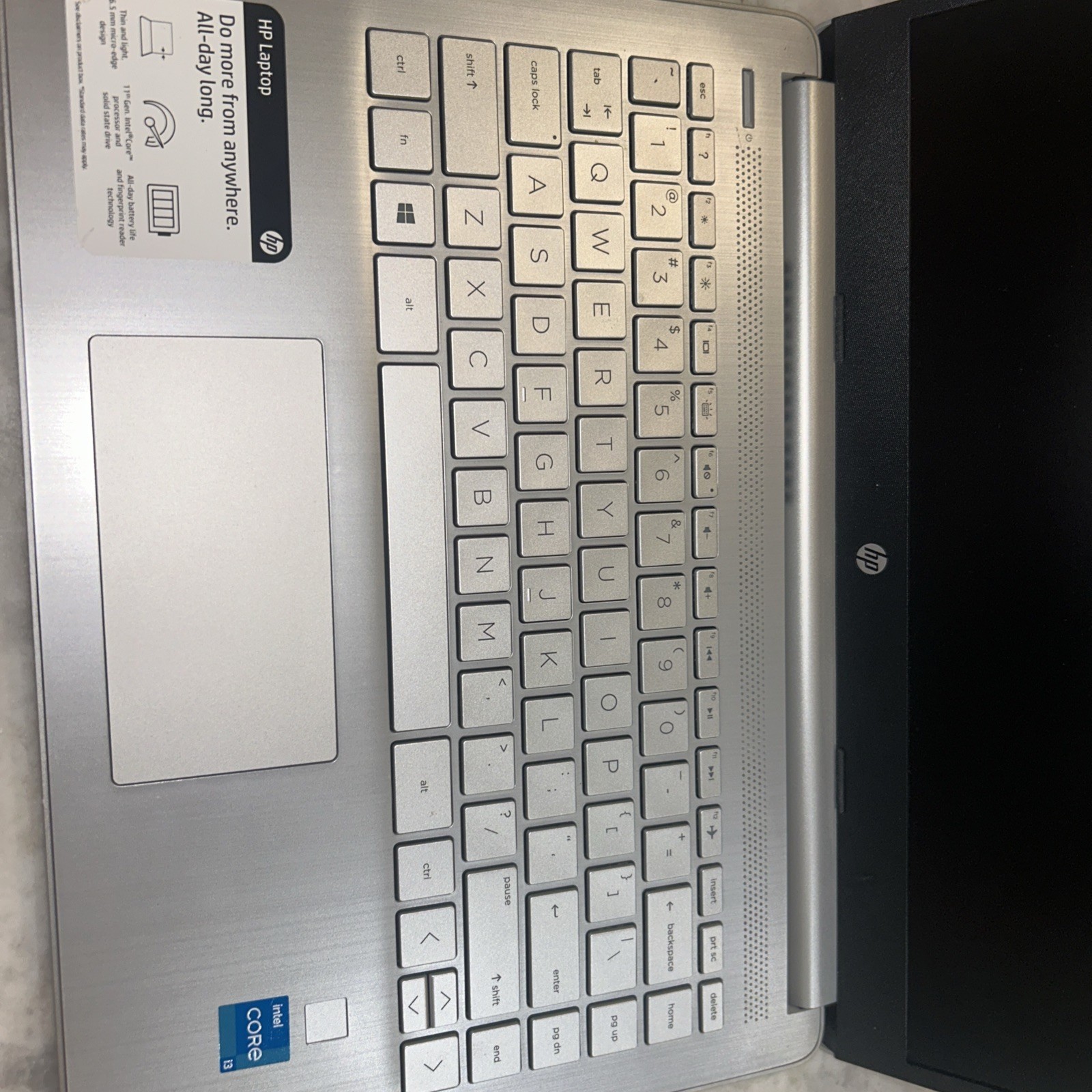 HP Laptop 14-DQ2053 14″ FHD Laptop Intel Core i3-1125G4 8GB 256GB W11H D GRADE