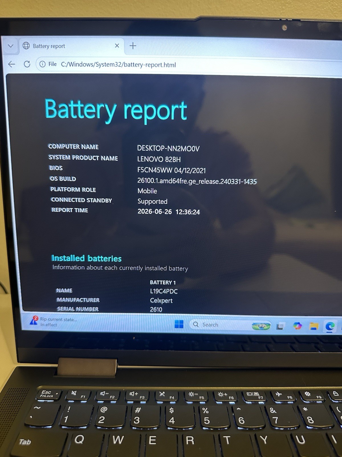 Lenovo Yoga 7 14ITL5 i5-1135G7 12GB RAM 512GB SSD 14” Touch – Hinge Issue