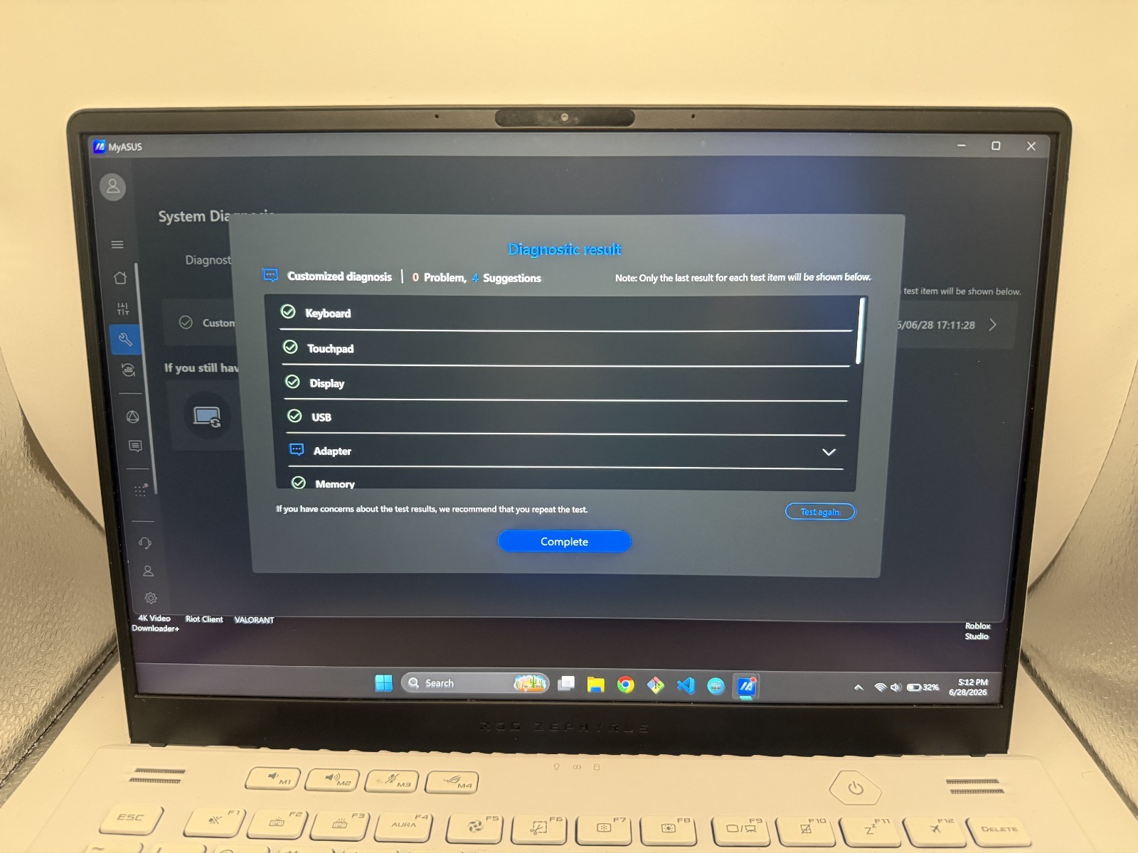 ASUS ROG Zephyrus G14 14″ Ryzen 9 6900HS,1TB SSD 24GB RAM RX 6700S 120HZ