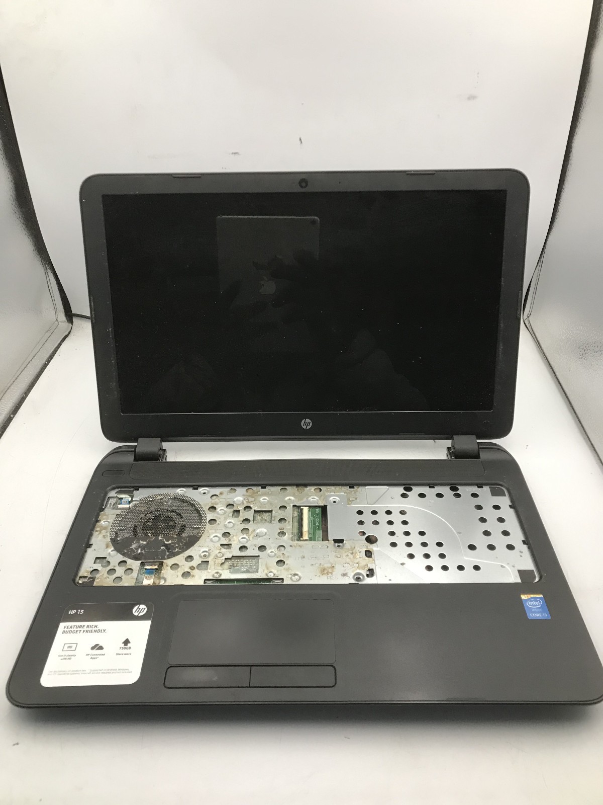 HP 15 F018DX – FOR PARTS/REPAIR – INTEL I3 4TH GEN – NO RAM – READ DESCRIP – BB