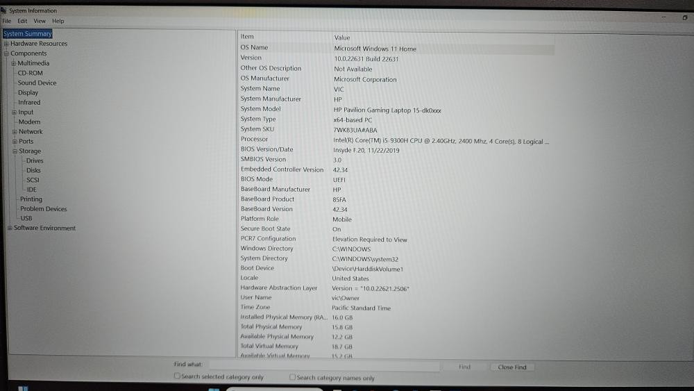 HP PAVILION 15-DK0055NR W/CHRGR (P14026890)