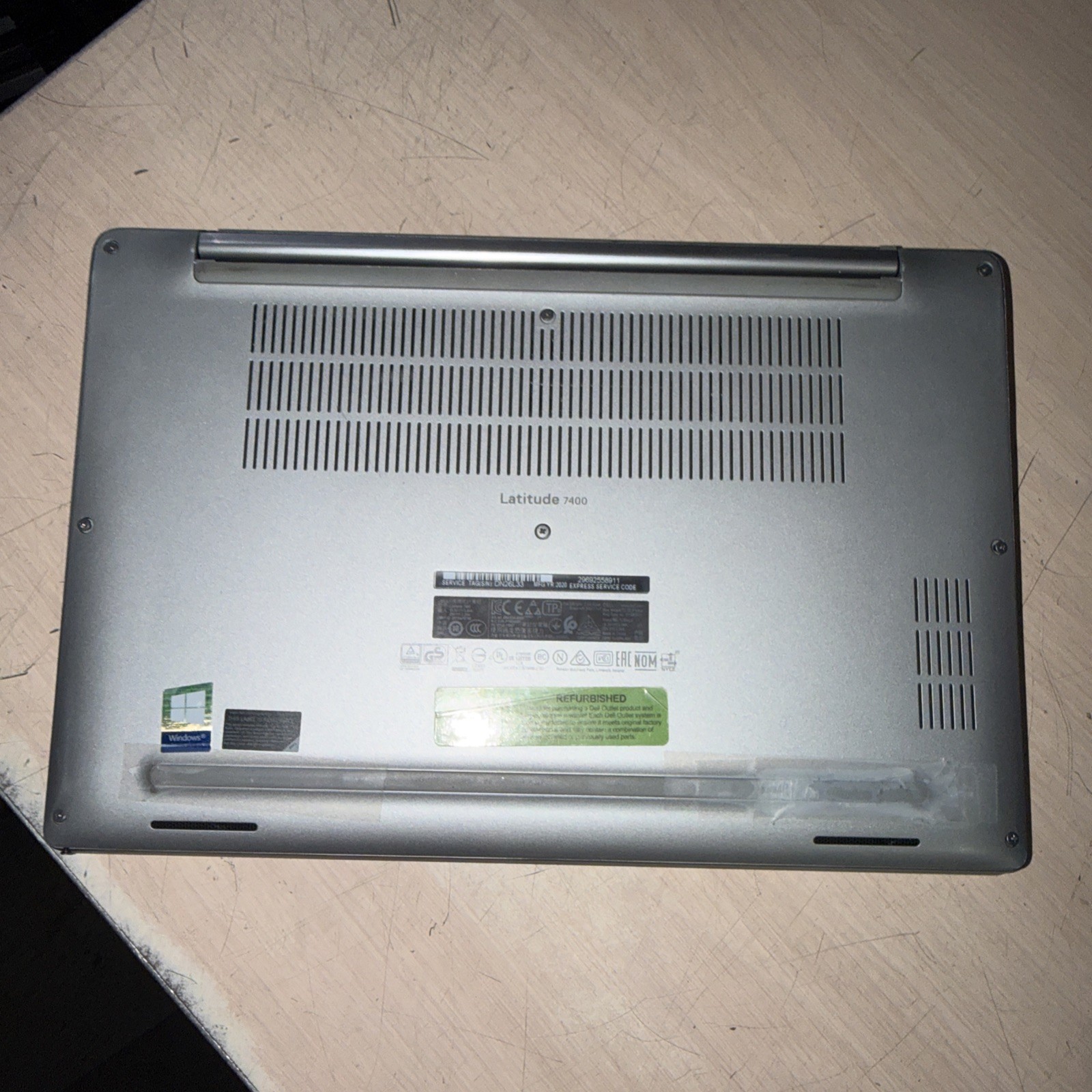 DELL LATITUDE 7400 INTEL CORE I5-8365U 1.60GHZ 8GB RAM NO HD