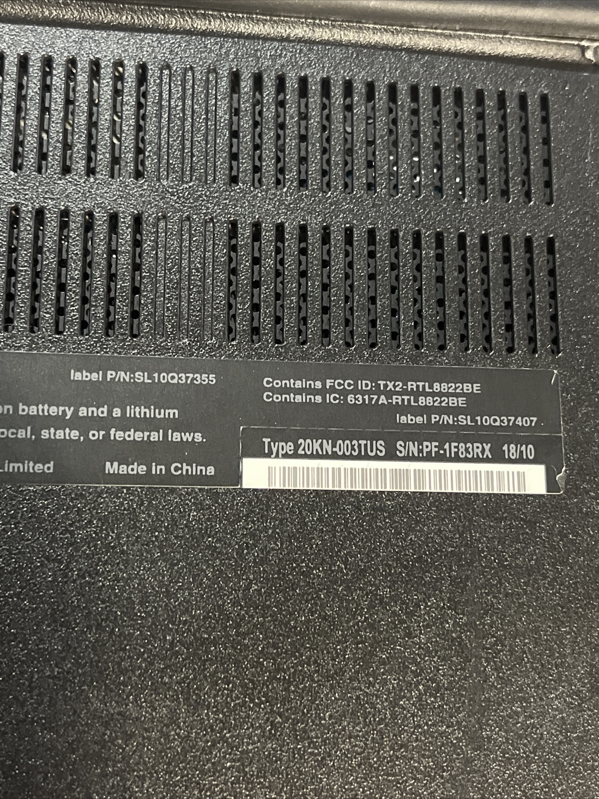 THINKPAD LENOVO E480 INTEL CORE I5-7200U 2.50GHZ 4GB RAM NO HD