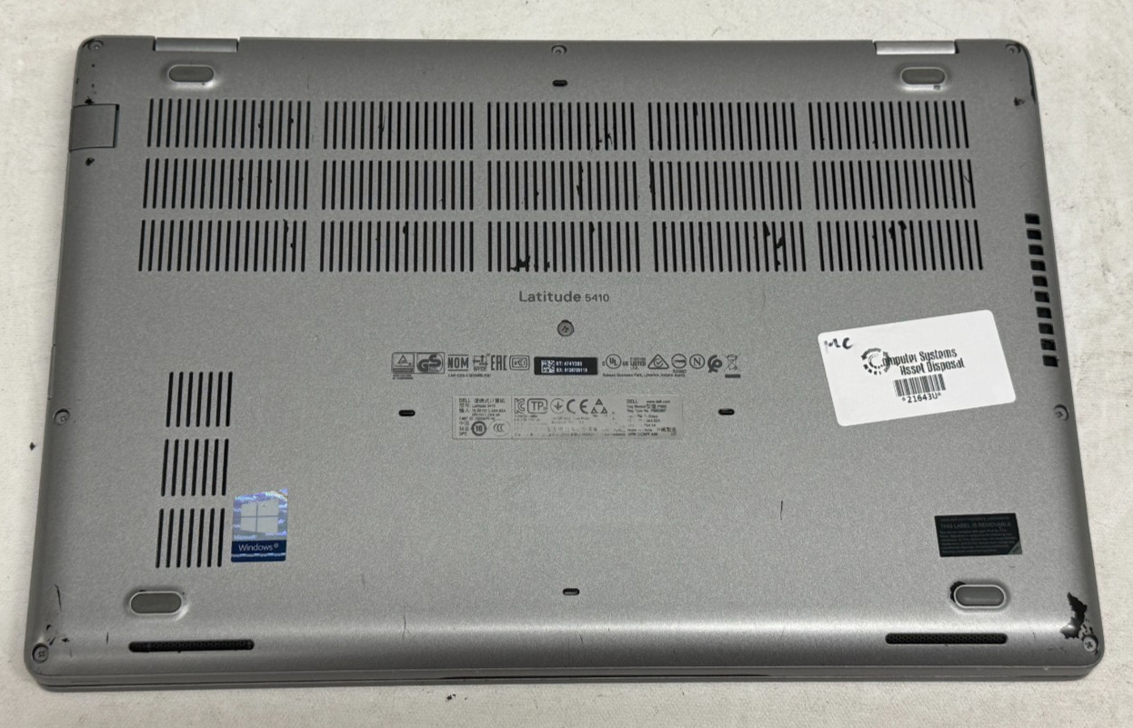 Dell Latitude 5410 14″ (i7-10610u 1.80GHz – 16GB RAM – 512GB SSD – Win11Home)