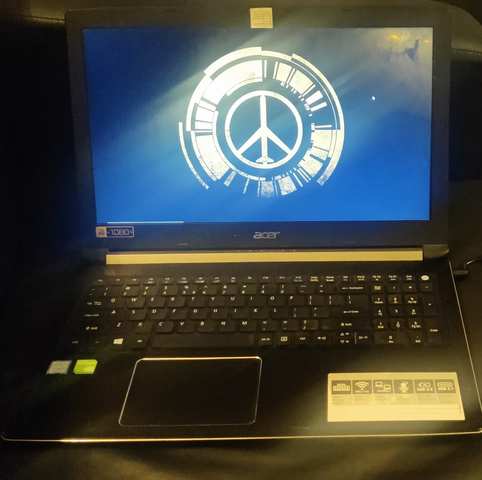 Acer Aspire A 515 Silver 15.6 inch 8GB RAM 1TB HDD Used in Good Condition.
