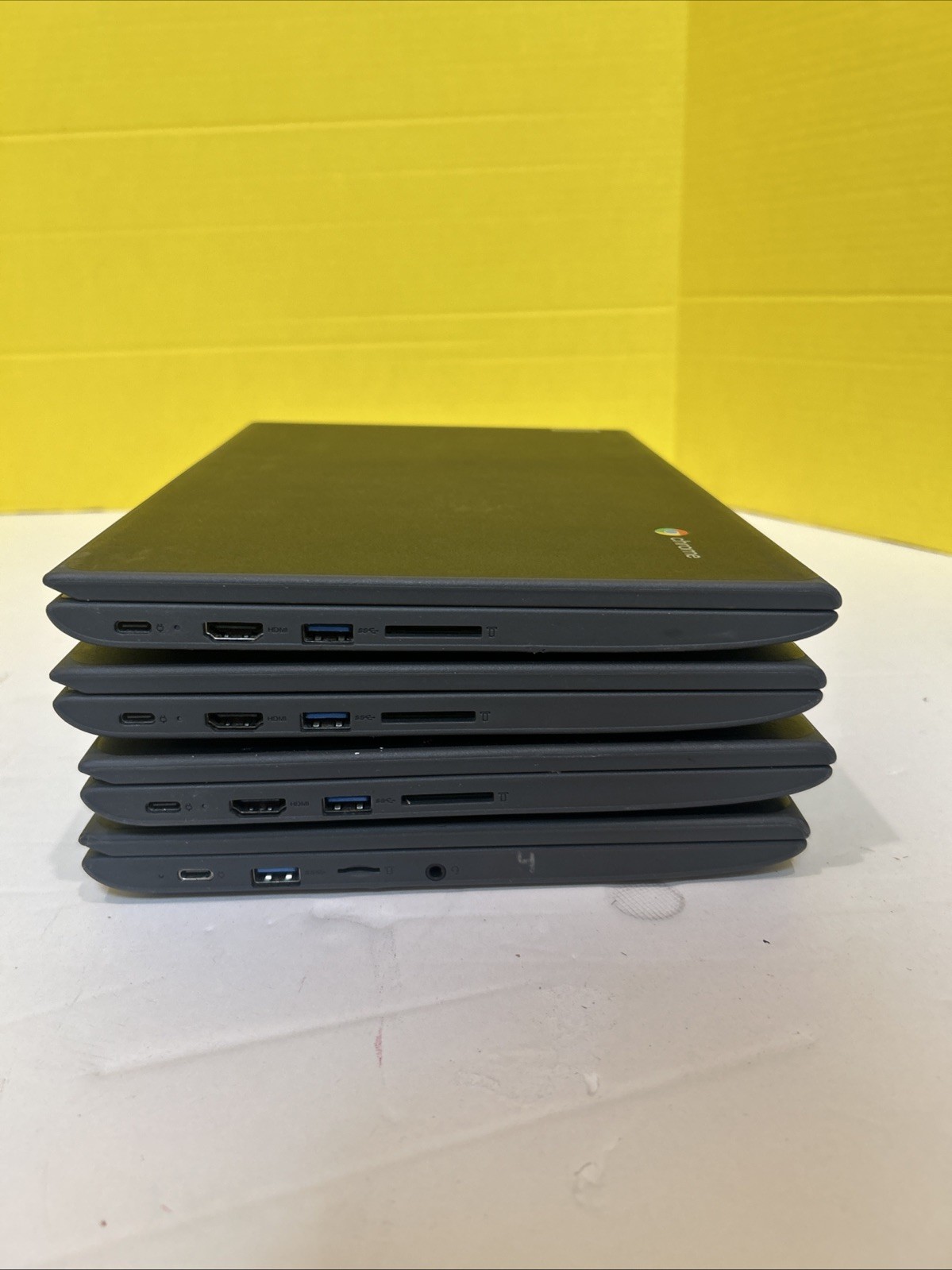 Lot of 4 Lenovo 100e Chromebook 2nd Gen MTK 4GB 32GB For Parts Repair