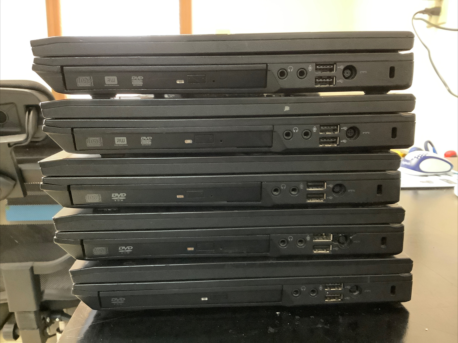 Lot of 5 Dell Latitude E5400 Laptops Parts Only