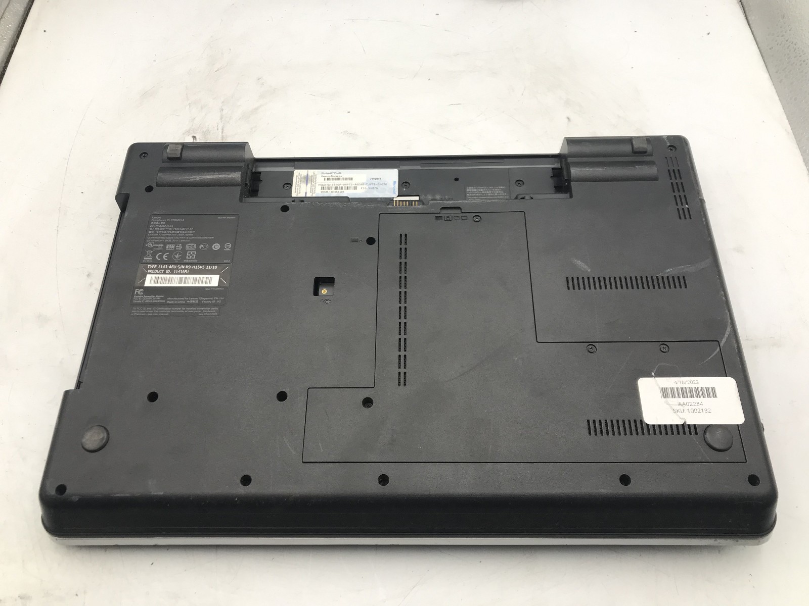 LENOVO THINKPAD E530 – BOOTS TO BIOS/BAD LCD – INTEL I5 2430M – NO RAM -READ- BB