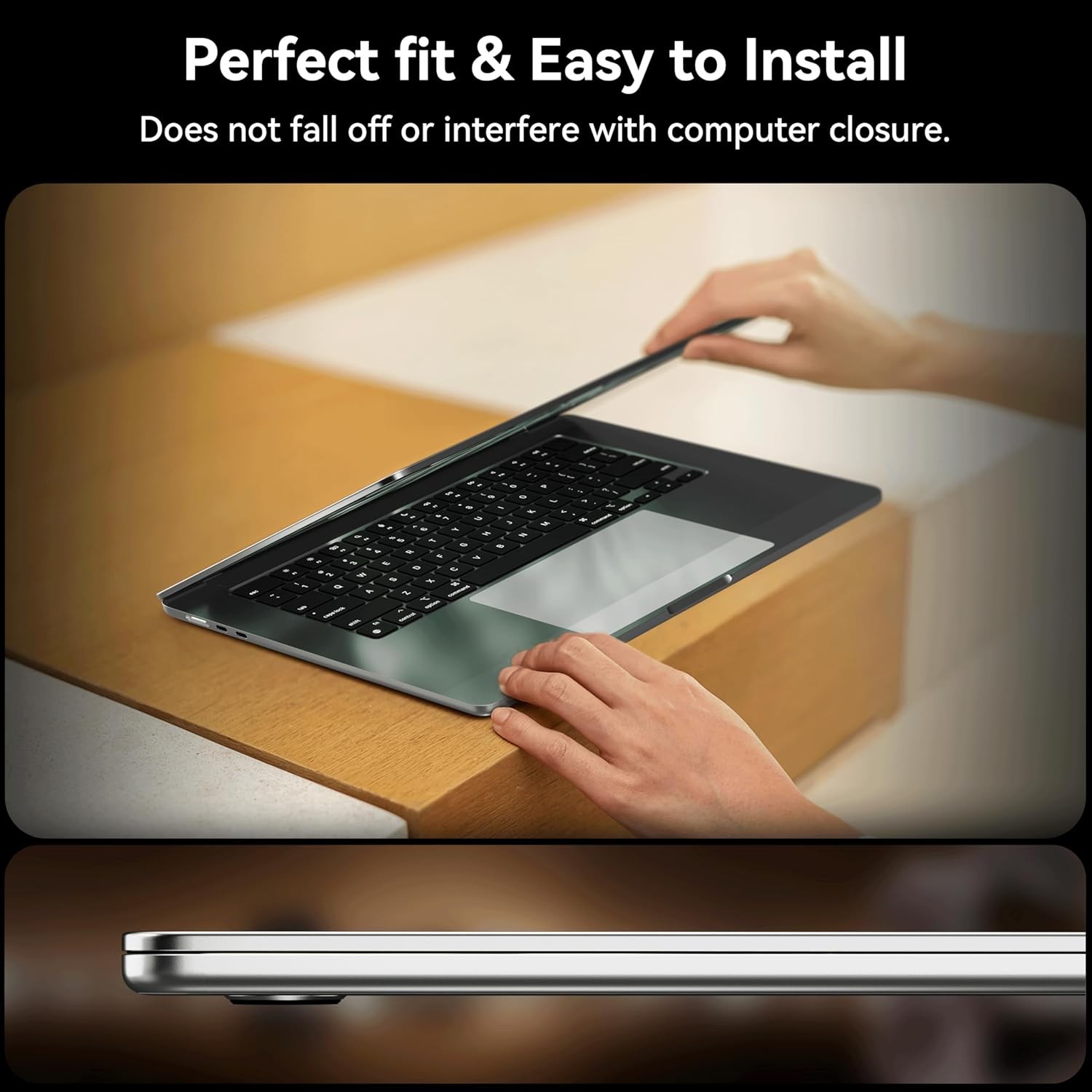360° Privacy Matte Anti Glare Screen Protector for Macbook Air 13.6 Inch