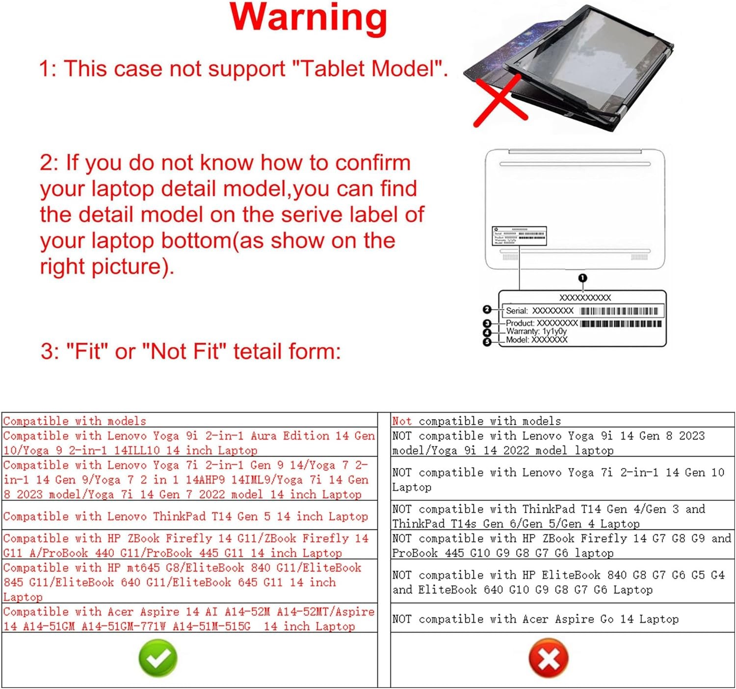 Protective Case for Lenovo Yoga 9i 2-in-1 Aura Edition 14 Gen 10/Yoga 9 2-in-1 1