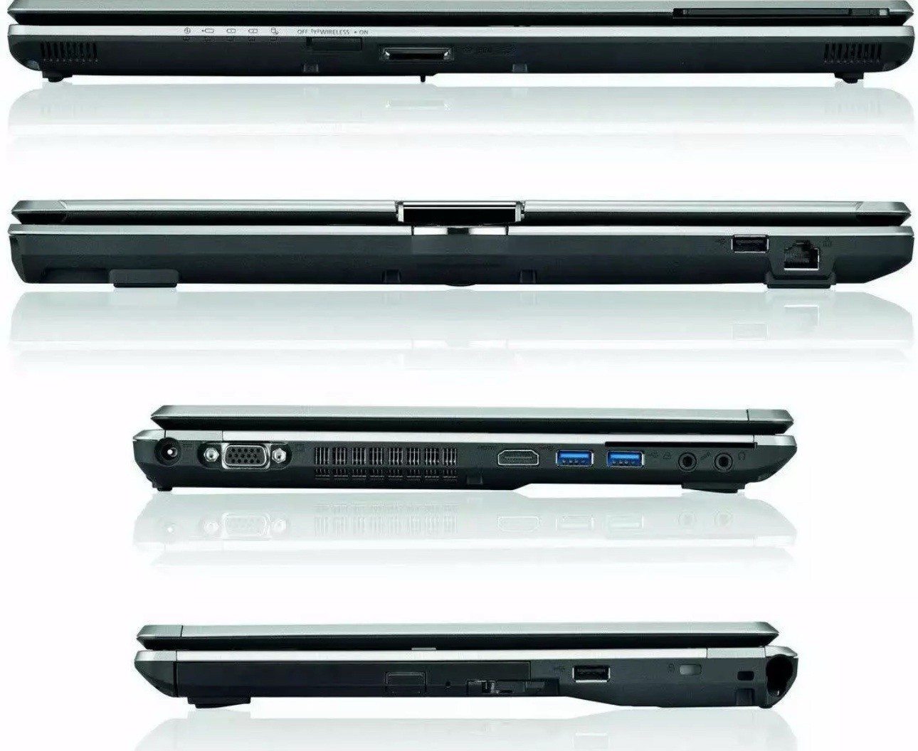 Fujitsu LifeBook T902 i5-3320M@2.6GHz 4-16GB,1TB SSD+250-1TB HDD Win 10 Pro