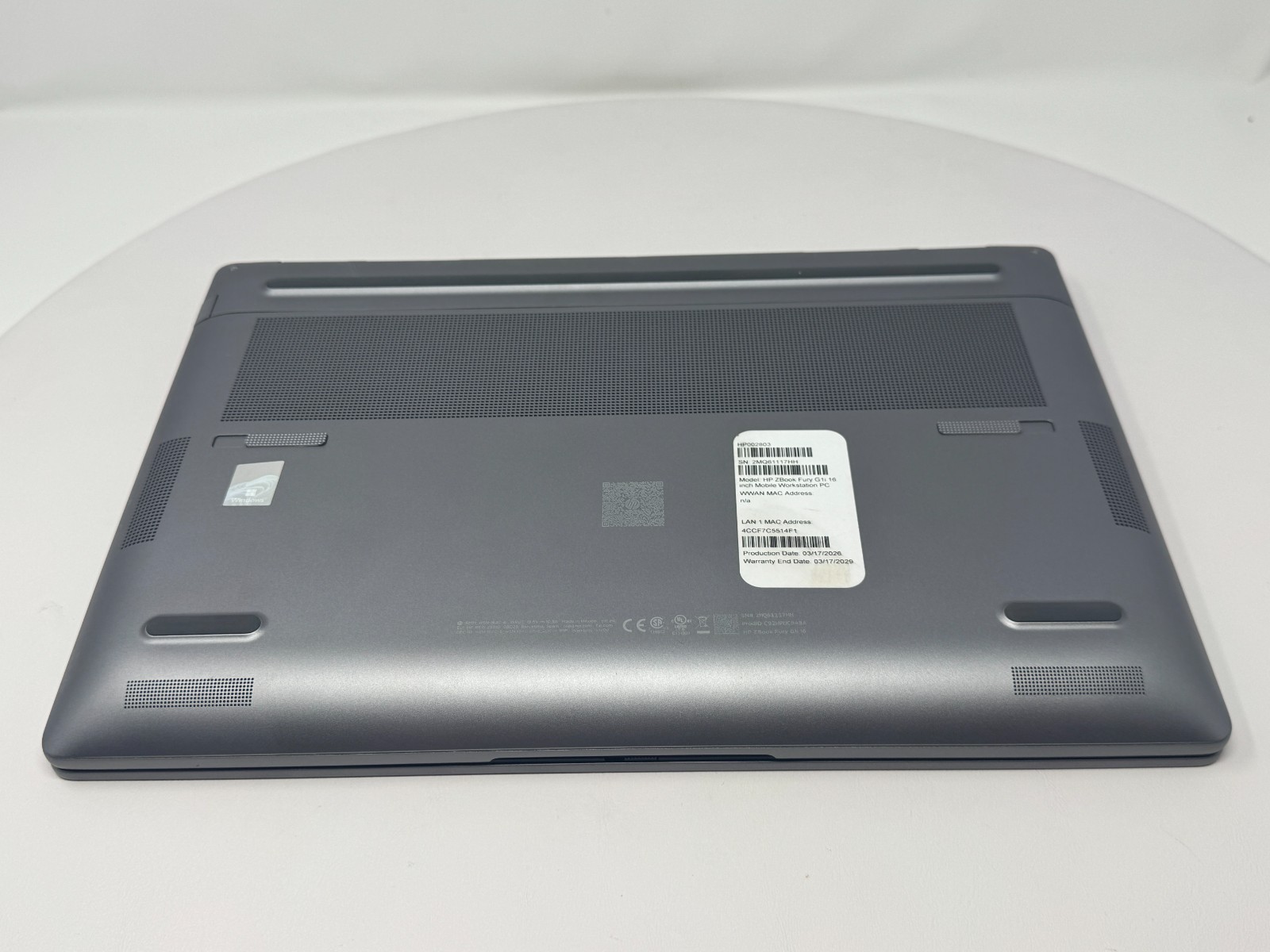 HP ZBook Fury G1i 16 Ultra 7 265HX RTX PRO 1000 64GB 1TB Tested Working