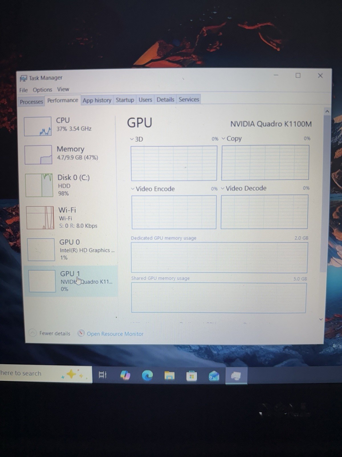 Dell Precision M4800 15.6″ Quad-Core i7-4800 MQ Nvidia k1100m 10GB RAM 500gb HDD