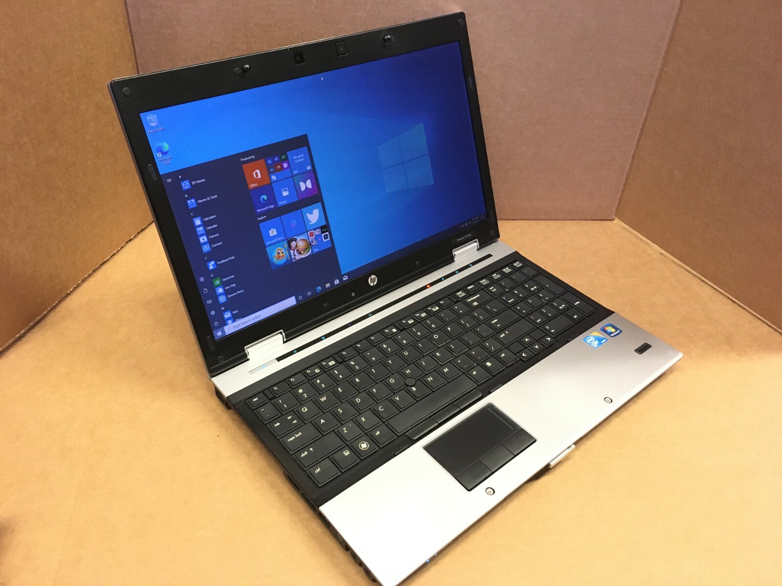 HP EliteBook 8540P Laptop i5 2.67GHz 4GB 256GB SSD 15.6″ LCD NVIDIA WINDOWS 10