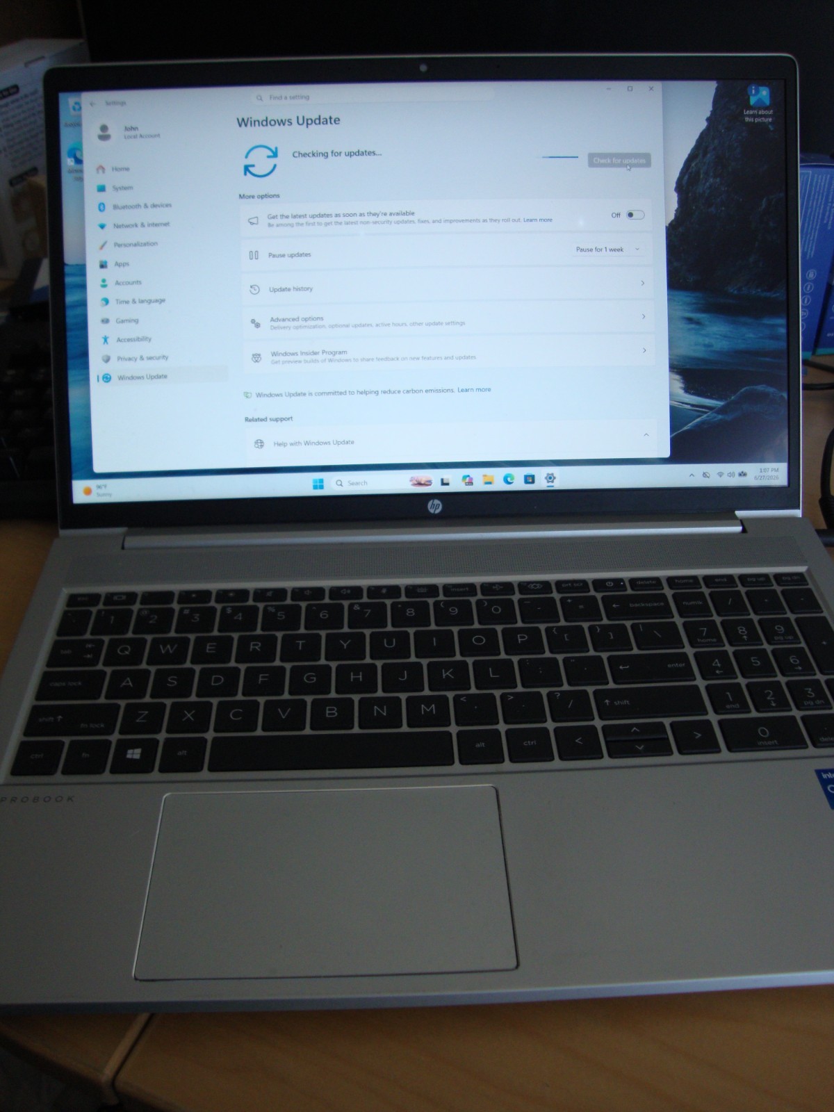 HP ProBook 450 G8 15.6″, Intel Core i5 11th Gen 2.40 GHz, 16GB RAM, 256GB NVME