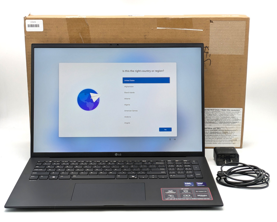LG Gram 17″ Laptop Intel 13th Gen i5-1334U 4.5GHz 16GB RAM 512GB NVMe Xe 17Z90RU
