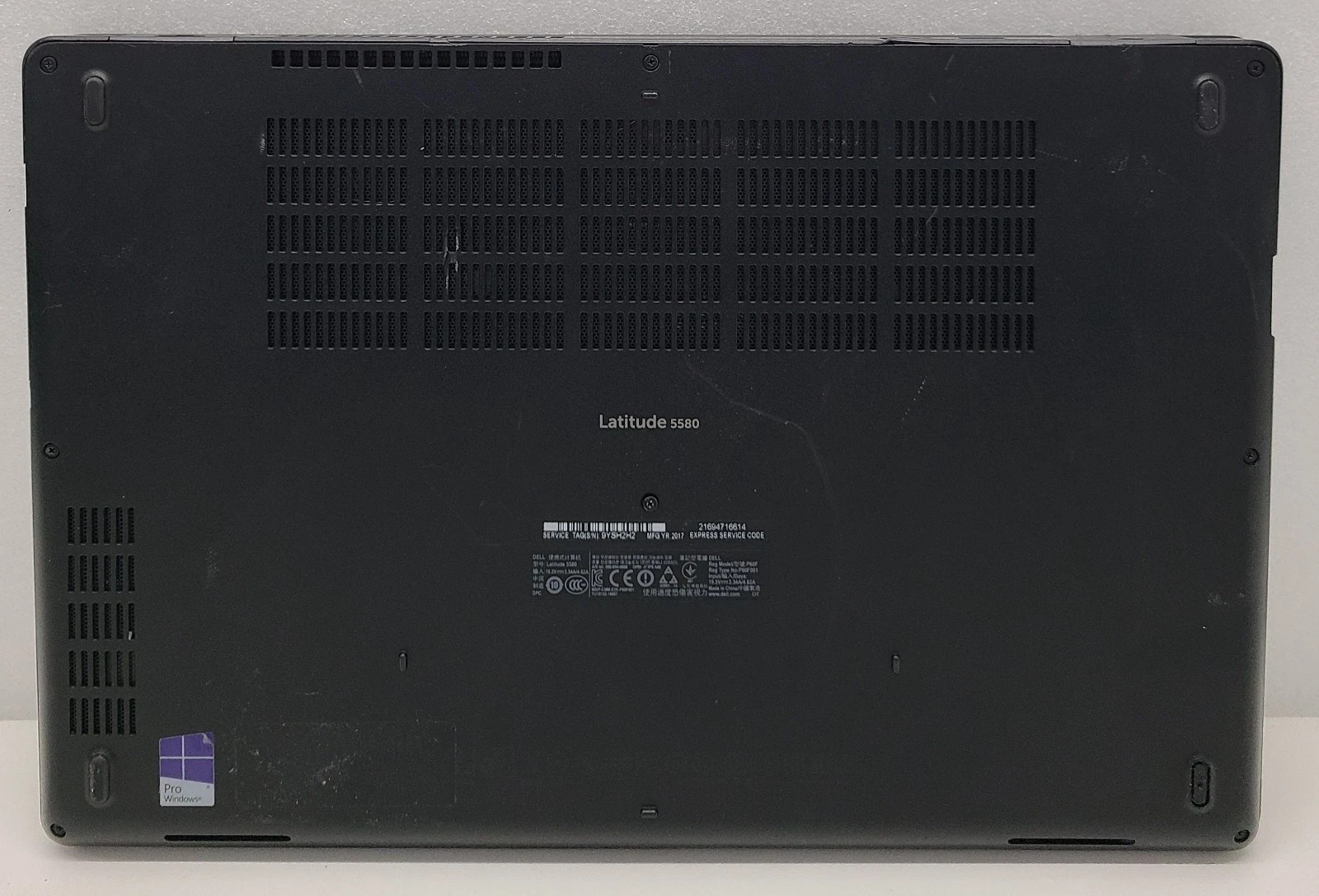 Dell Latitude 5580: i5-7600U CPU @ 2.8GHz 16GB RAM No HD No OS See Description