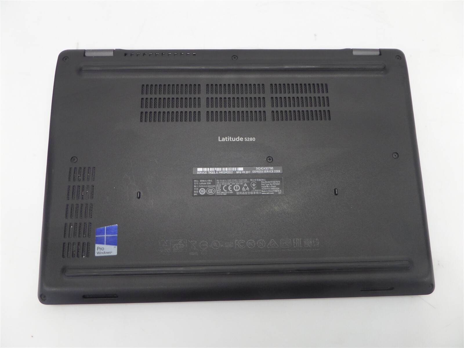 Dell Latitude 5280 12.5in Intel i5-7200U 2.50GHz 8GB RAM Latin Keyboard No HDD