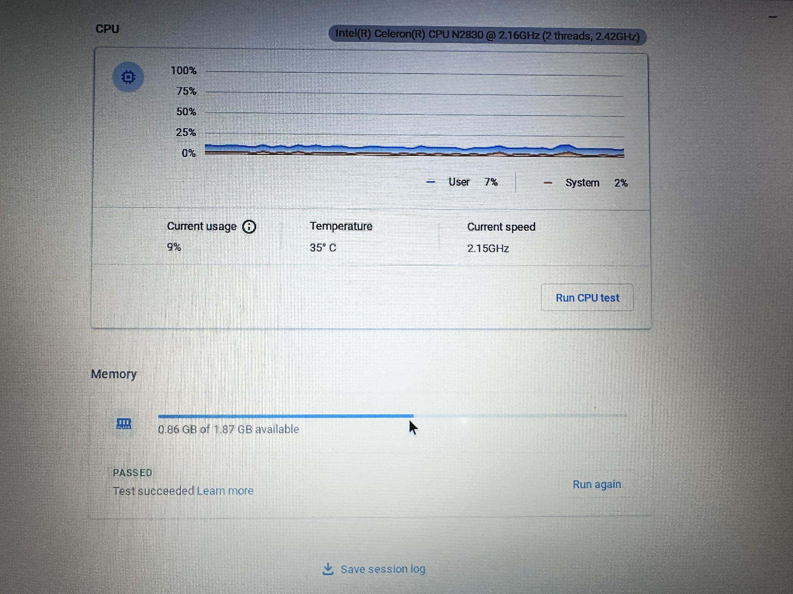 Acer Chromebook CB3-531-C4A5 in very nice Condition. includes power adapter.