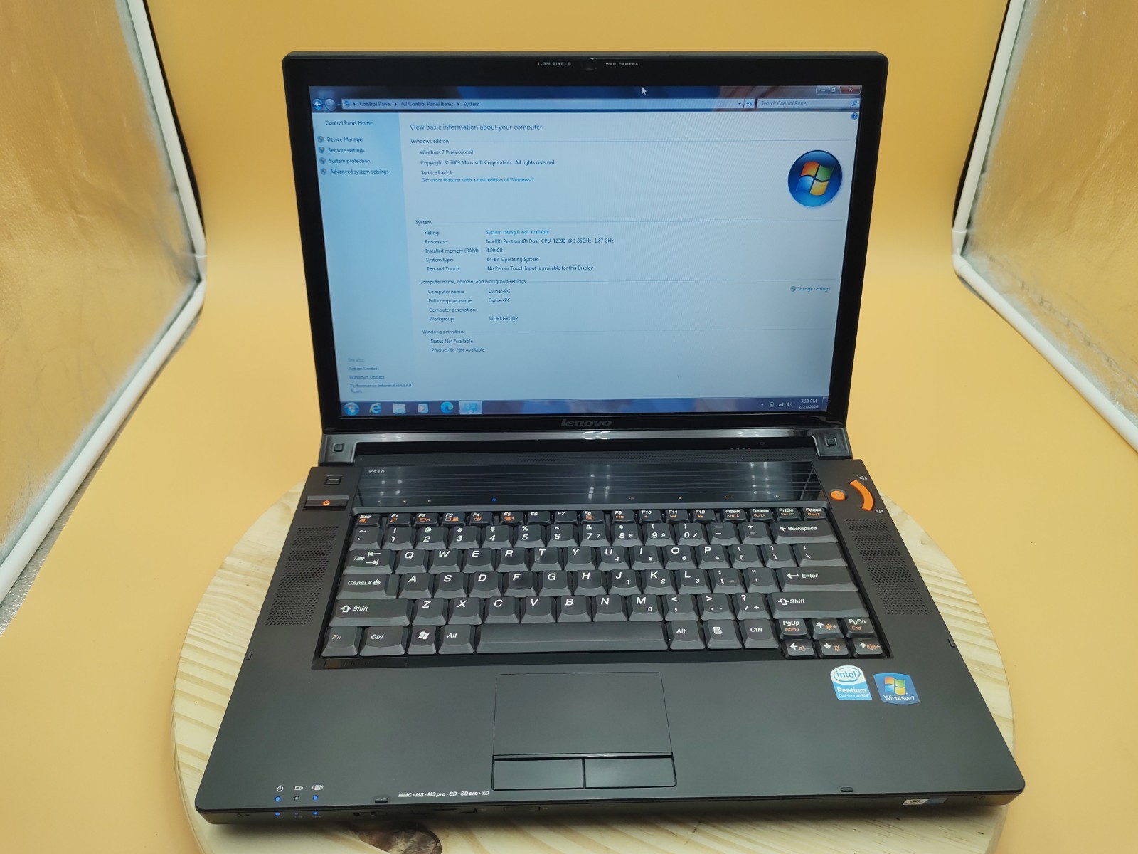 Lenovo IdeaPad Y510 15.4″ Laptop Pentium Dual Core 1.86ghz 4gb 160gb Windows 7