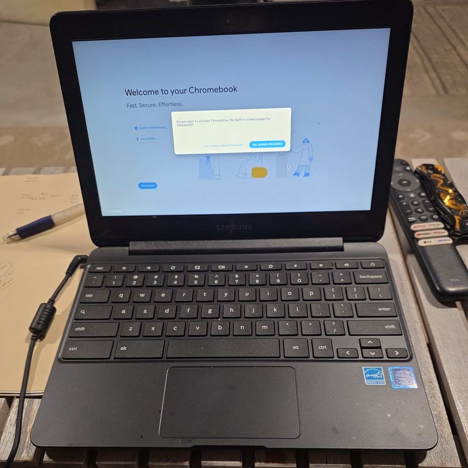 Samsung Chromebook XE501C13 11.6″ Intel Celeron 2GB 16GB Black w/ Charger