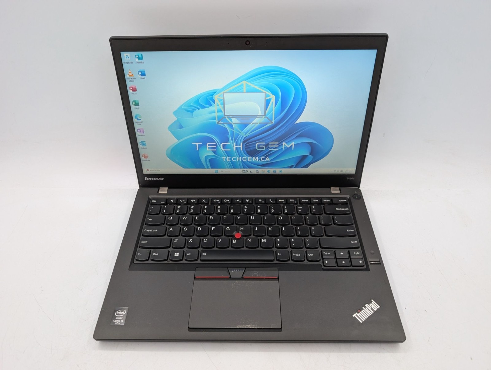 Lenovo ThinkPad T450s 14″ Intel Core i5-5300U 12GB RAM 128GB SSD Windows 11 Pro
