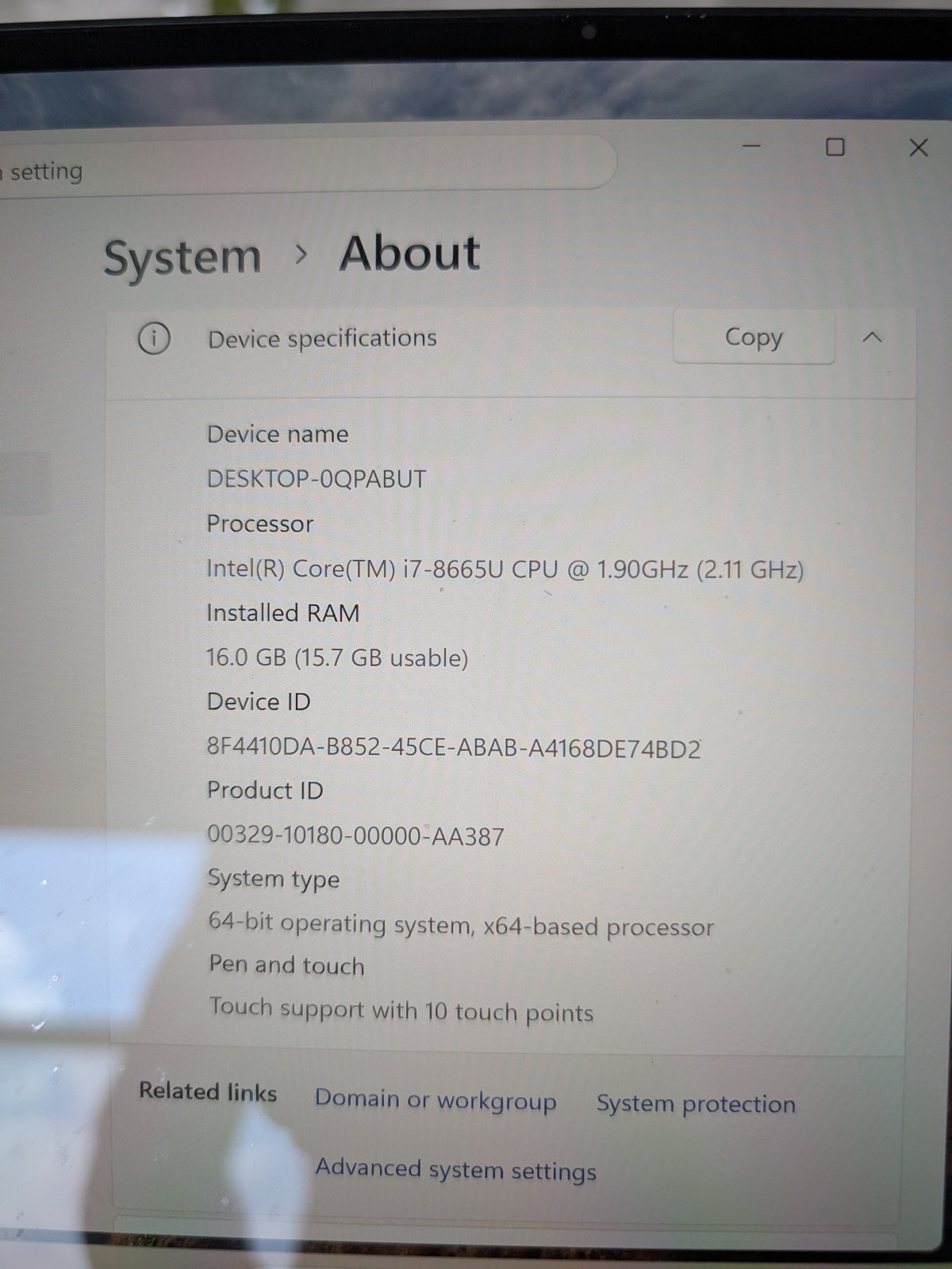 Dell XPS 13 9380 – I7 16GB RAM 512 SSD 4K InfinityEdge Touch Display