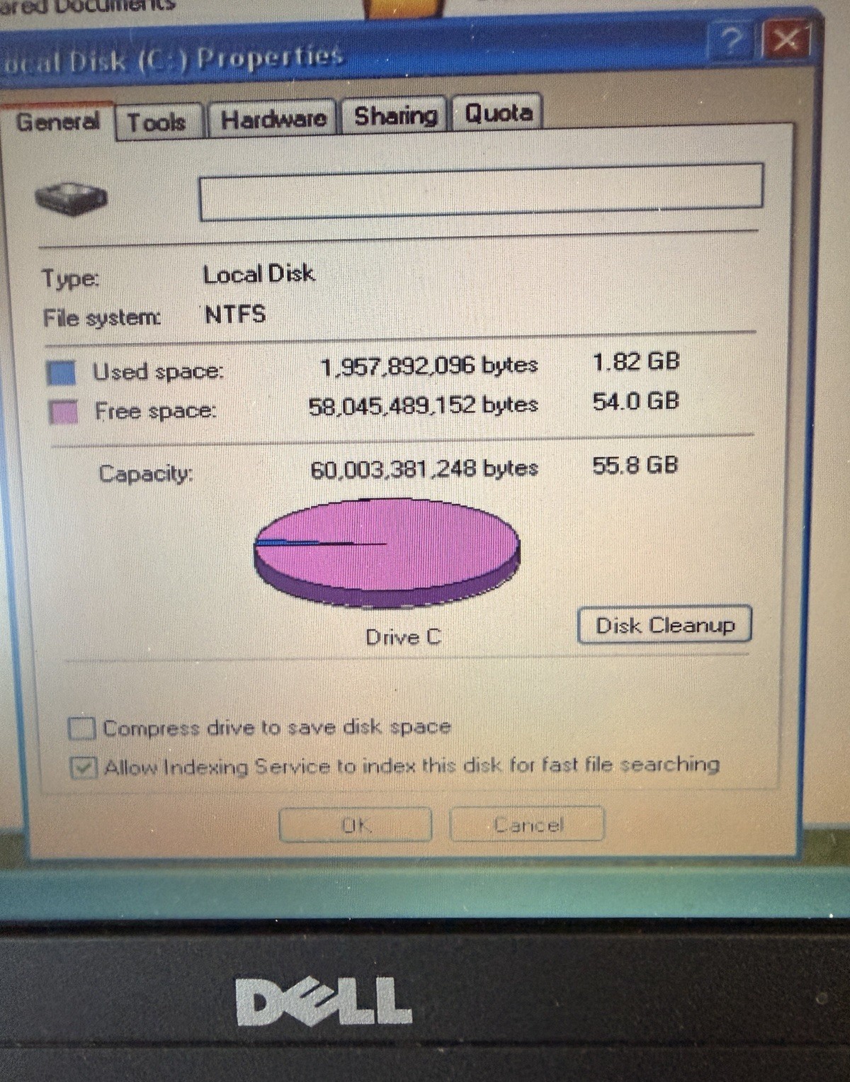 Dell Inspiron 1300 15″ Laptop Celeron M 1.50GHz 60GB HDD XP Home SP3 No Charger