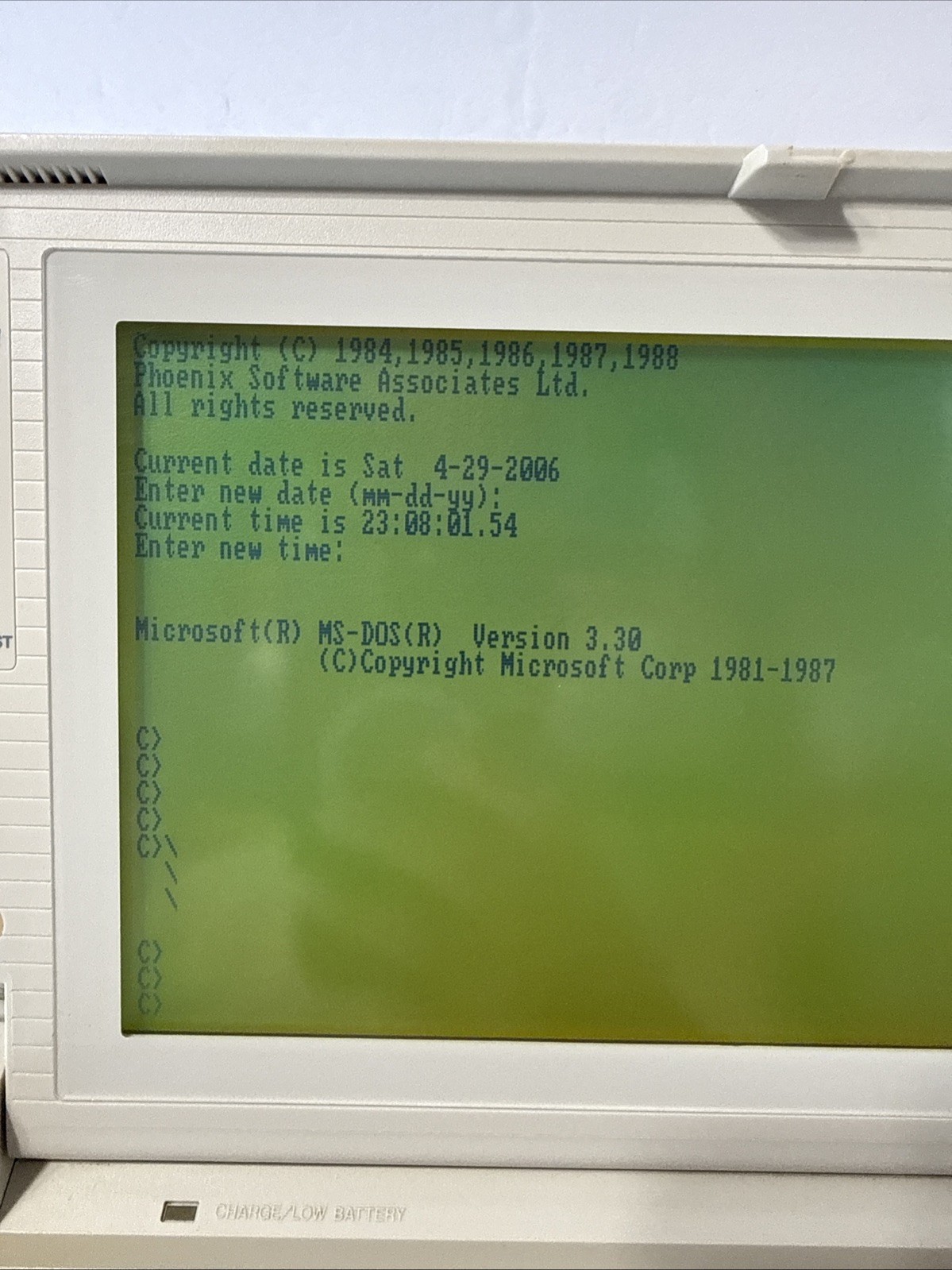 1989 Panasonic Business Partner CF-150 B Portable Computer Powers On Untested