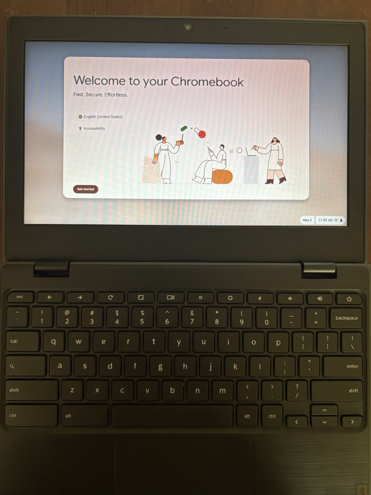 Lenovo Chromebook 100e Gen2 MTK 11.6″ 32GB Black w/ Charger